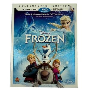 Disney Frozen Collector's Edition Blu-ray DVD Digital HD Movie New